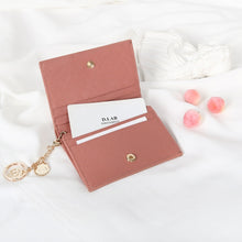 將圖片載入圖庫檢視器 D.LAB Minette 粉色牛皮小皮夾