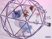 將圖片載入圖庫檢視器 PIEBY Demo 白色厚底休閒老爹鞋