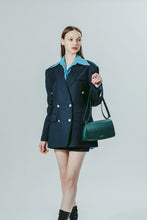將圖片載入圖庫檢視器 MARHEN.J Calla Bag 綠色蘋果皮革三用包