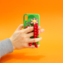 將圖片載入圖庫檢視器 SECOND UNIQUE NAME 串珠指套手機殼_莓果紅