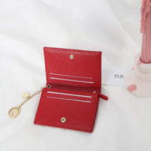 將圖片載入圖庫檢視器 D.LAB Minette 紅色牛皮小皮夾