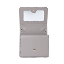 將圖片載入圖庫檢視器 D.LAB Teen Lip 鍊條迷你灰褐色方包