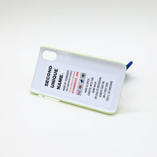 將圖片載入圖庫檢視器 SECOND UNIQUE NAME 文字塗鴉亮彩藍指套手機殼