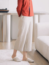 將圖片載入圖庫檢視器 DOLSILNAI 側邊修飾米白色七分褲