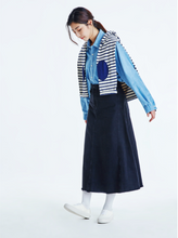 將圖片載入圖庫檢視器 ELLDU Toe-Easy 白色厚底帆布鞋