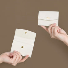 將圖片載入圖庫檢視器 D.LAB Merlin 奶油色牛皮卡夾