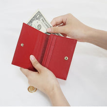 將圖片載入圖庫檢視器 D.LAB Minette 紅色牛皮小皮夾