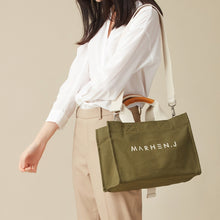 將圖片載入圖庫檢視器 MARHEN.J Rico Comfort 綠色帆布包
