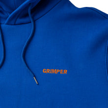 將圖片載入圖庫檢視器 GRIMPER 害羞愛心Hoodie 藍色帽T