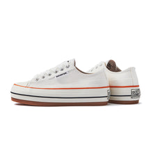 將圖片載入圖庫檢視器 GRIMPER Porcanevas 白色厚底帆布鞋