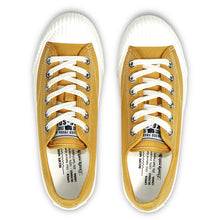 將圖片載入圖庫檢視器 BAKE-SOLE Yeast 芥末黃x白底帆布鞋