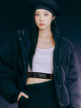 將圖片載入圖庫檢視器 CITYBREEZE Logo白色短版無袖羅紋上衣/運動風背心(OH MY GIRL Arin、IZ*ONE金珉周同款)