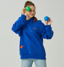 將圖片載入圖庫檢視器 GRIMPER 害羞愛心Hoodie 藍色帽T