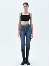 將圖片載入圖庫檢視器 CITYBREEZE Logo黑色短版無袖羅紋上衣/運動風背心((G)I-DLE 宋雨琦同款)