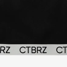 將圖片載入圖庫檢視器 CITYBREEZE Logo黑色短版無袖羅紋上衣/運動風背心((G)I-DLE 宋雨琦同款)
