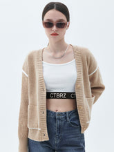 將圖片載入圖庫檢視器 CITYBREEZE Logo白色短版無袖羅紋上衣/運動風背心(OH MY GIRL Arin、IZ*ONE金珉周同款)