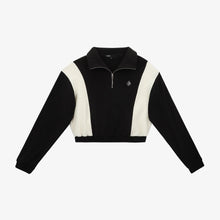 將圖片載入圖庫檢視器 CITYBREEZE Logo刺繡黑色拉鍊開衫上衣(IZ*ONE金珉周同款)