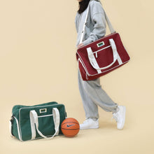 將圖片載入圖庫檢視器 D.LAB Boston 勃根地紅多功能行李袋