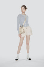 將圖片載入圖庫檢視器 MARHEN.J Lexy 水桶米駝色肩背包