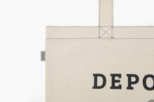 將圖片載入圖庫檢視器 DEPOUND Logo 象牙白長方形帆布包