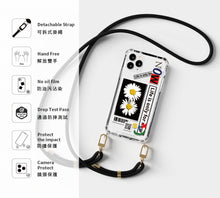 將圖片載入圖庫檢視器 SHARON6 可拆式背帶防撞手機殼_花路