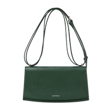 將圖片載入圖庫檢視器 MARHEN.J Calla Bag 綠色蘋果皮革三用包