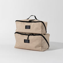 將圖片載入圖庫檢視器 OVER LAB Another Mountain 淡棕色環保多功能收納包_L