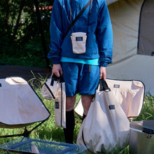 將圖片載入圖庫檢視器 OVER LAB Another Mountain 淡棕色環保迷你斜跨包