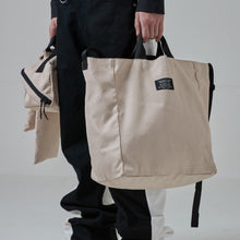 將圖片載入圖庫檢視器 OVER LAB Another Mountain 淡棕色環保手提包