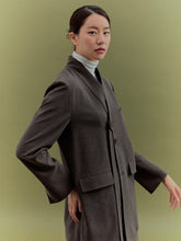 將圖片載入圖庫檢視器 CCOMAQUE BY DOLSILNAI 棕色休閒夾克