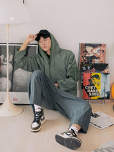 將圖片載入圖庫檢視器 CCOMAQUE BY DOLSILNAI 卡其色韓服連帽上衣/帽T