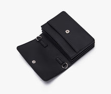 將圖片載入圖庫檢視器 STRETCH ANGELS Flap 黑色迷你兩用側背包