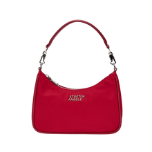 將圖片載入圖庫檢視器 STRETCH ANGELS 紅色尼龍兩用新月包