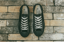 將圖片載入圖庫檢視器 BAKE-SOLE Sable 黑色帆布鞋