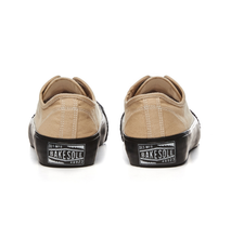 將圖片載入圖庫檢視器 BAKE-SOLE Yeast 米色x黑底帆布鞋