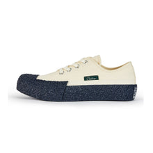 將圖片載入圖庫檢視器 BAKE-SOLE Crust 原色x深藍鞋底帆布鞋