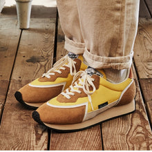 將圖片載入圖庫檢視器 BAKE-SOLE Sprinter 芥末黃復古休閒鞋