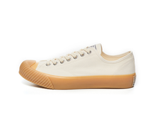 將圖片載入圖庫檢視器 BAKE-SOLE Yeast 米白x黃底帆布鞋