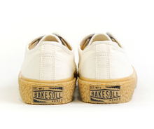 將圖片載入圖庫檢視器 BAKE-SOLE Sable 米白色x黃底帆布鞋
