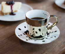 將圖片載入圖庫檢視器 LUYCHO 鏡面倒影杯組_環狀熊貓 (330ml)