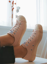 將圖片載入圖庫檢視器 BAKE-SOLE Sable 玫瑰粉帆布鞋
