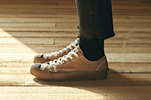 將圖片載入圖庫檢視器 BAKE-SOLE Yeast 咖啡色帆布鞋