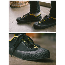 將圖片載入圖庫檢視器 BAKE-SOLE Scone 黑色起司色帆布鞋