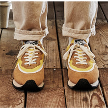將圖片載入圖庫檢視器 BAKE-SOLE Sprinter 芥末黃復古休閒鞋
