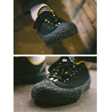 將圖片載入圖庫檢視器 BAKE-SOLE Scone 黑色起司色帆布鞋