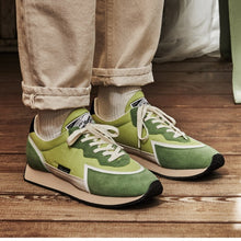 將圖片載入圖庫檢視器 BAKE-SOLE Sprinter 抹茶色復古休閒鞋