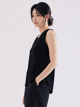 將圖片載入圖庫檢視器 DOLSILNAI V領無袖上衣 (4色)
