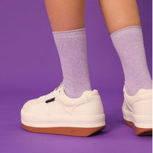 將圖片載入圖庫檢視器 POSE GANCH Mummum C.V 白色厚底麵包帆布鞋 (VIVIZ 銀河、OH MY GIRL Arin同款)