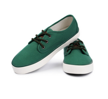將圖片載入圖庫檢視器 BOX&COX Mysider 綠色厚底帆布鞋