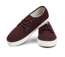 將圖片載入圖庫檢視器 BOX&COX Mysider 咖啡色厚底帆布鞋